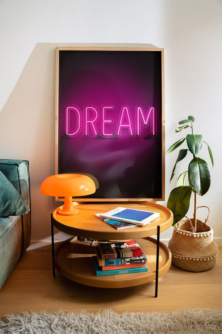Dream Neon Print Wall Art wall - art - picture - poster