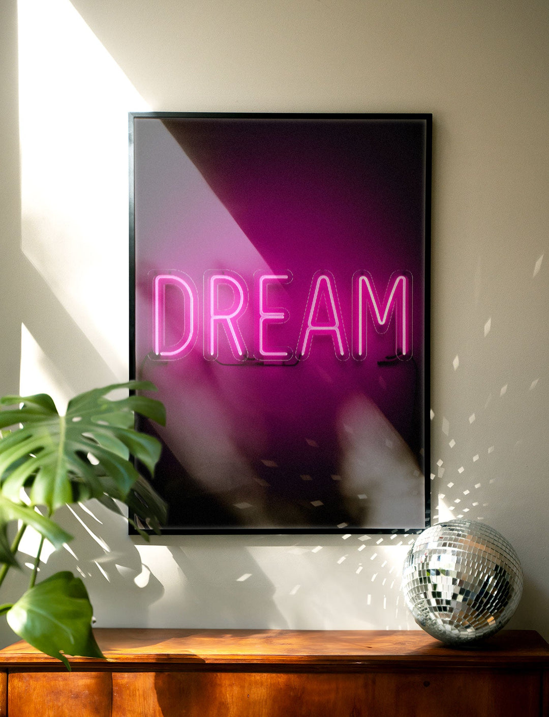 Dream Neon Print Wall Art wall - art - picture - poster