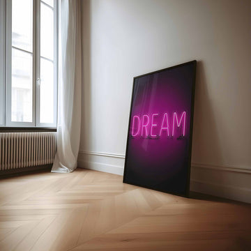 Dream Neon Print Wall Art wall - art - picture - poster
