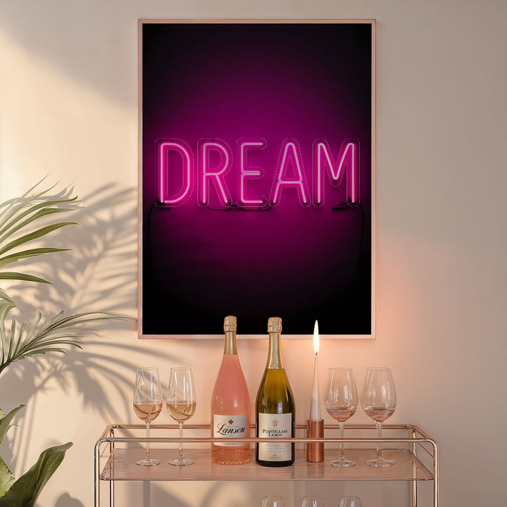Dream Neon Print Wall Art wall - art - picture - poster