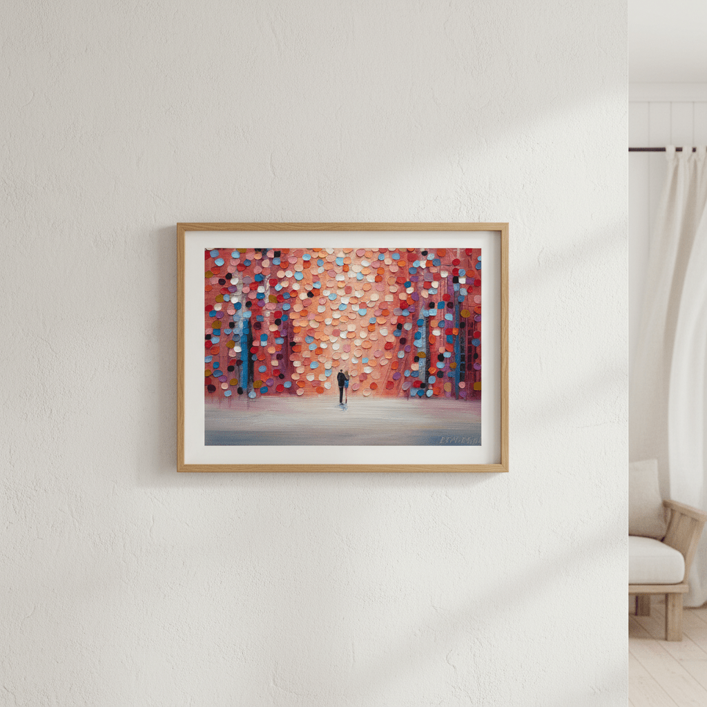 Dream on Under the Pink Rain by Ekaterina Ermilkina wall - art - picture - poster