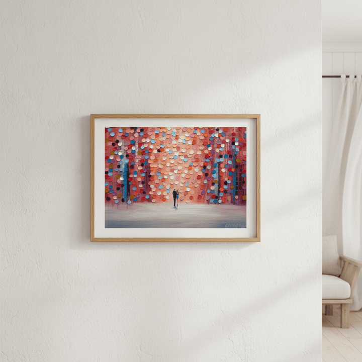Dream on Under the Pink Rain by Ekaterina Ermilkina wall - art - picture - poster