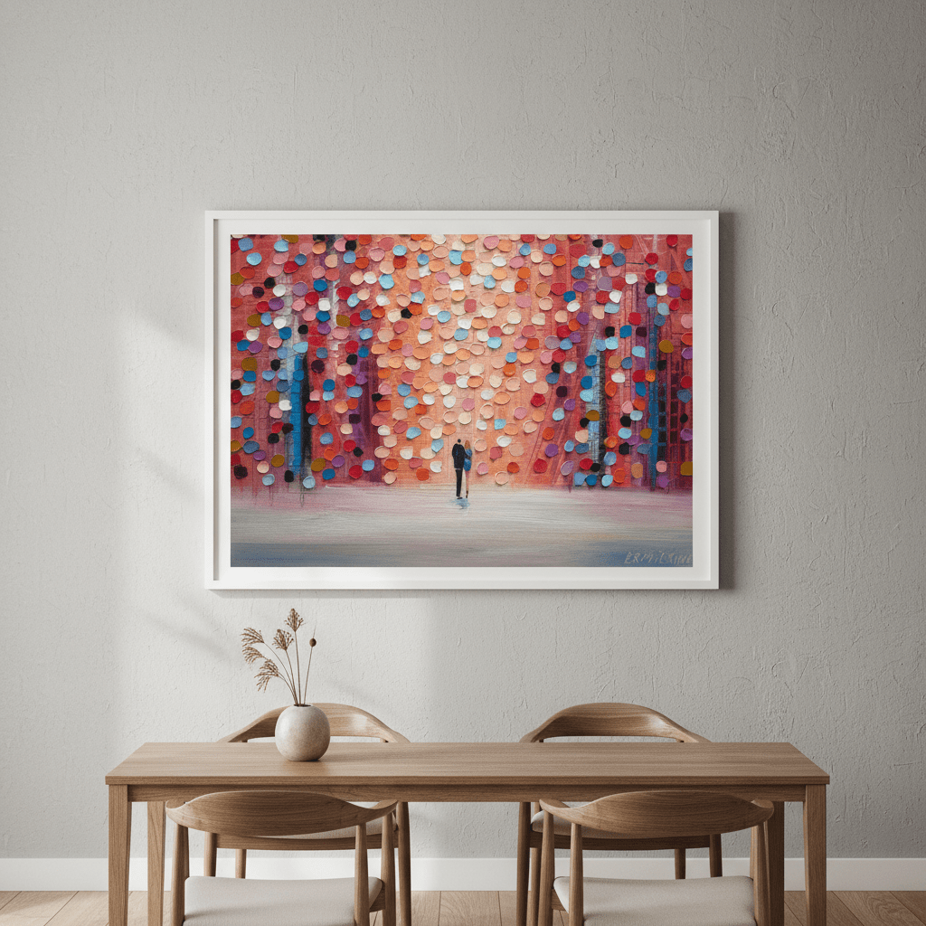 Dream on Under the Pink Rain by Ekaterina Ermilkina wall - art - picture - poster
