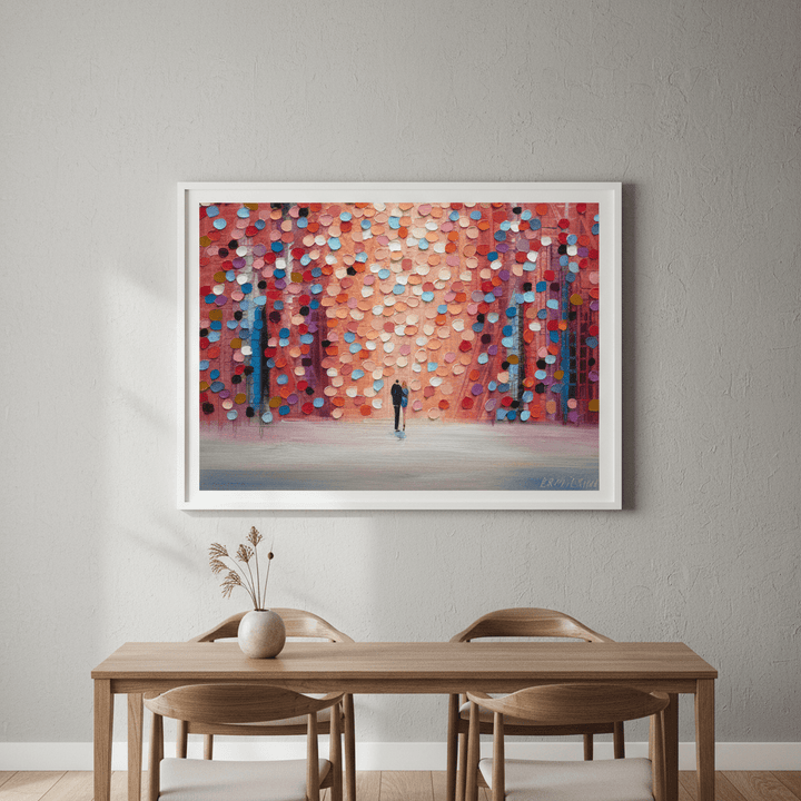 Dream on Under the Pink Rain by Ekaterina Ermilkina wall - art - picture - poster