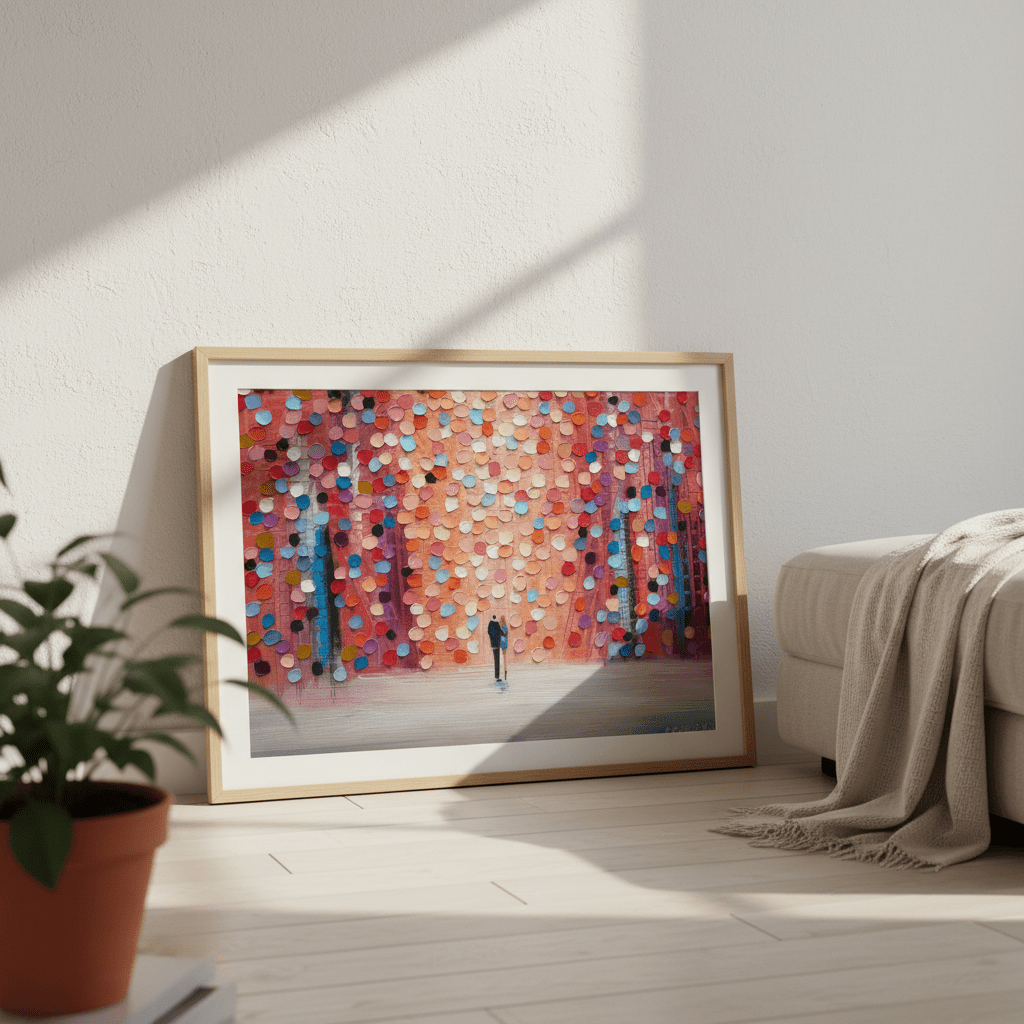 Dream on Under the Pink Rain by Ekaterina Ermilkina wall - art - picture - poster