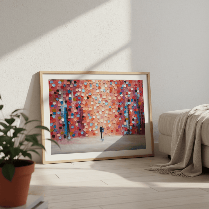 Dream on Under the Pink Rain by Ekaterina Ermilkina wall - art - picture - poster