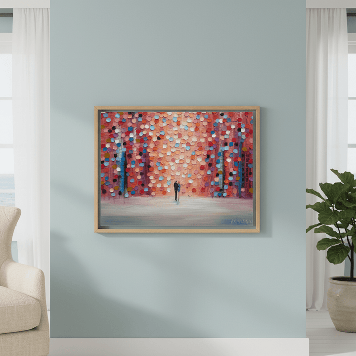 Dream on Under the Pink Rain by Ekaterina Ermilkina wall - art - picture - poster