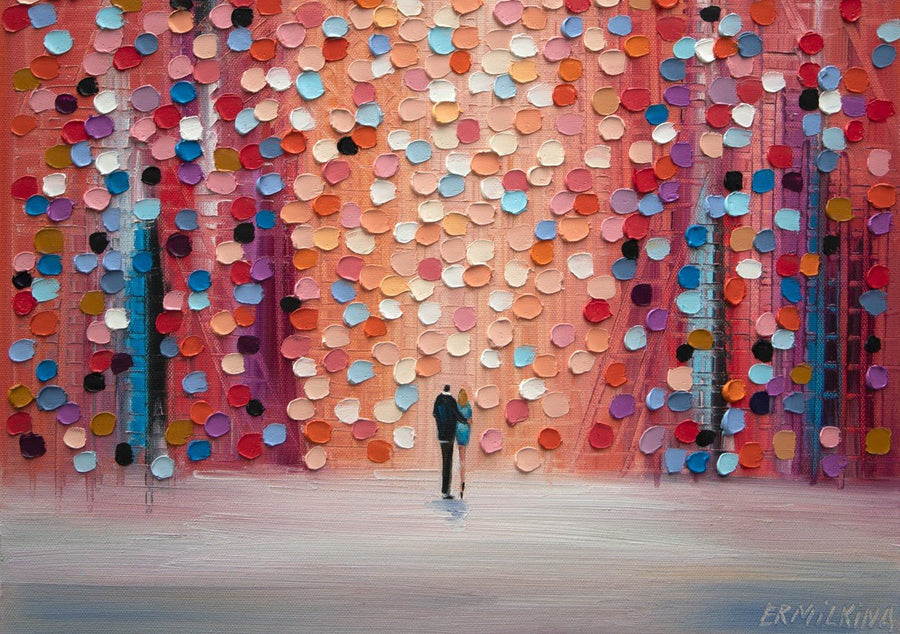 Dream on Under the Pink Rain by Ekaterina Ermilkina