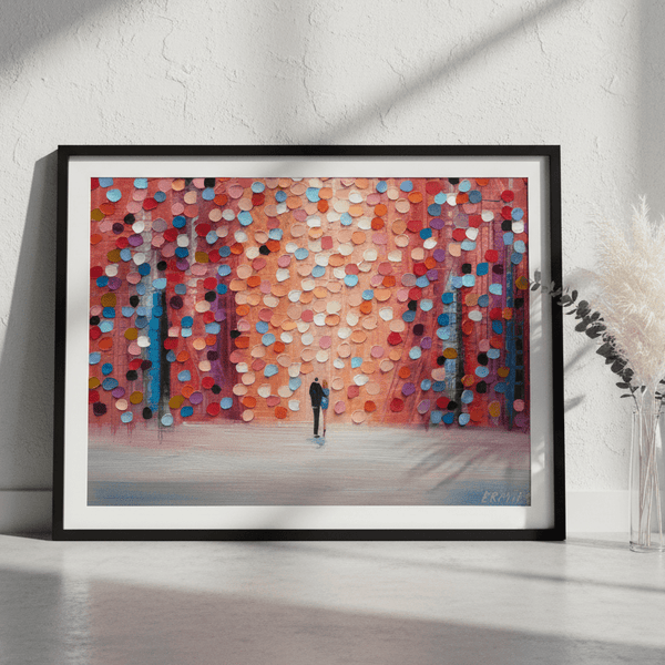 Dream on Under the Pink Rain by Ekaterina Ermilkina | Art & Canvas Print