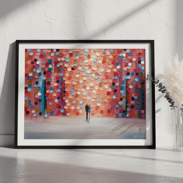Dream on Under the Pink Rain by Ekaterina Ermilkina wall - art - picture - poster