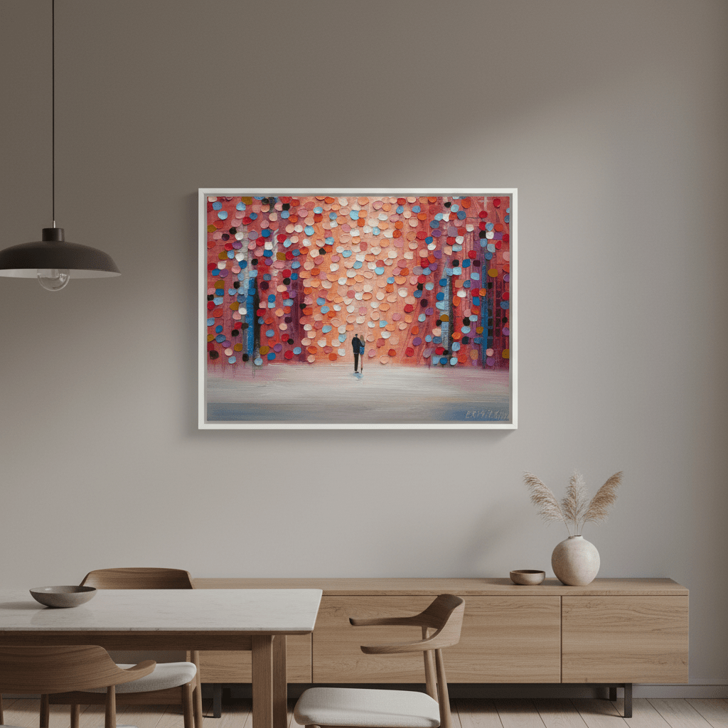 Dream on Under the Pink Rain by Ekaterina Ermilkina wall - art - picture - poster