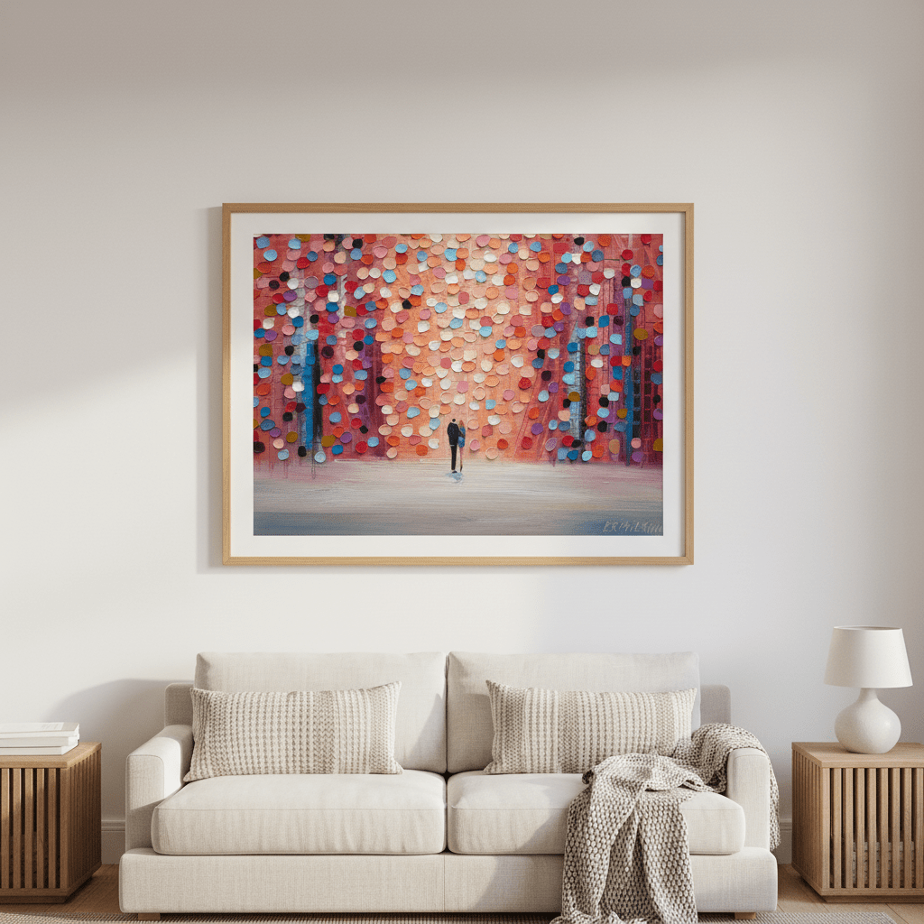 Dream on Under the Pink Rain by Ekaterina Ermilkina wall - art - picture - poster