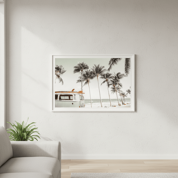 Dream Surf Camper Van Photograph wall - art - picture - poster