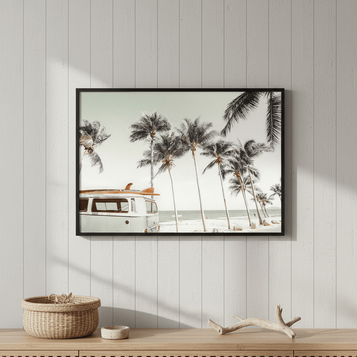Dream Surf Camper Van Photograph wall - art - picture - poster
