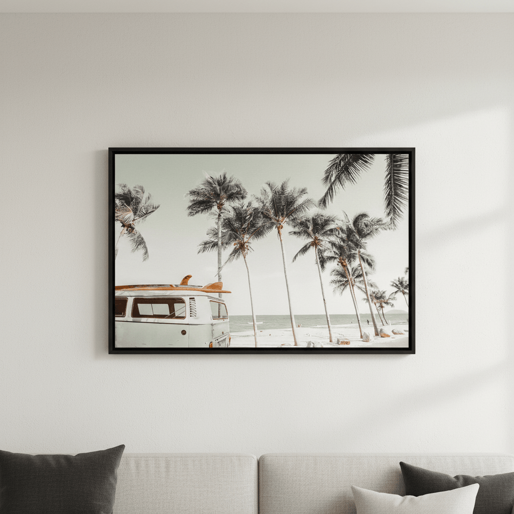 Dream Surf Camper Van Photograph wall - art - picture - poster