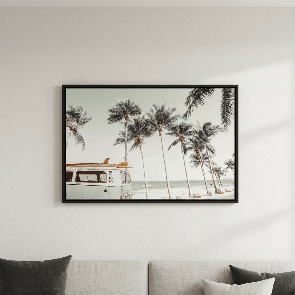 Dream Surf Camper Van Photograph wall - art - picture - poster