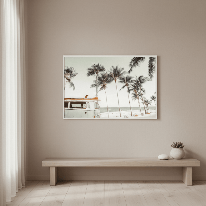 Dream Surf Camper Van Photograph wall - art - picture - poster