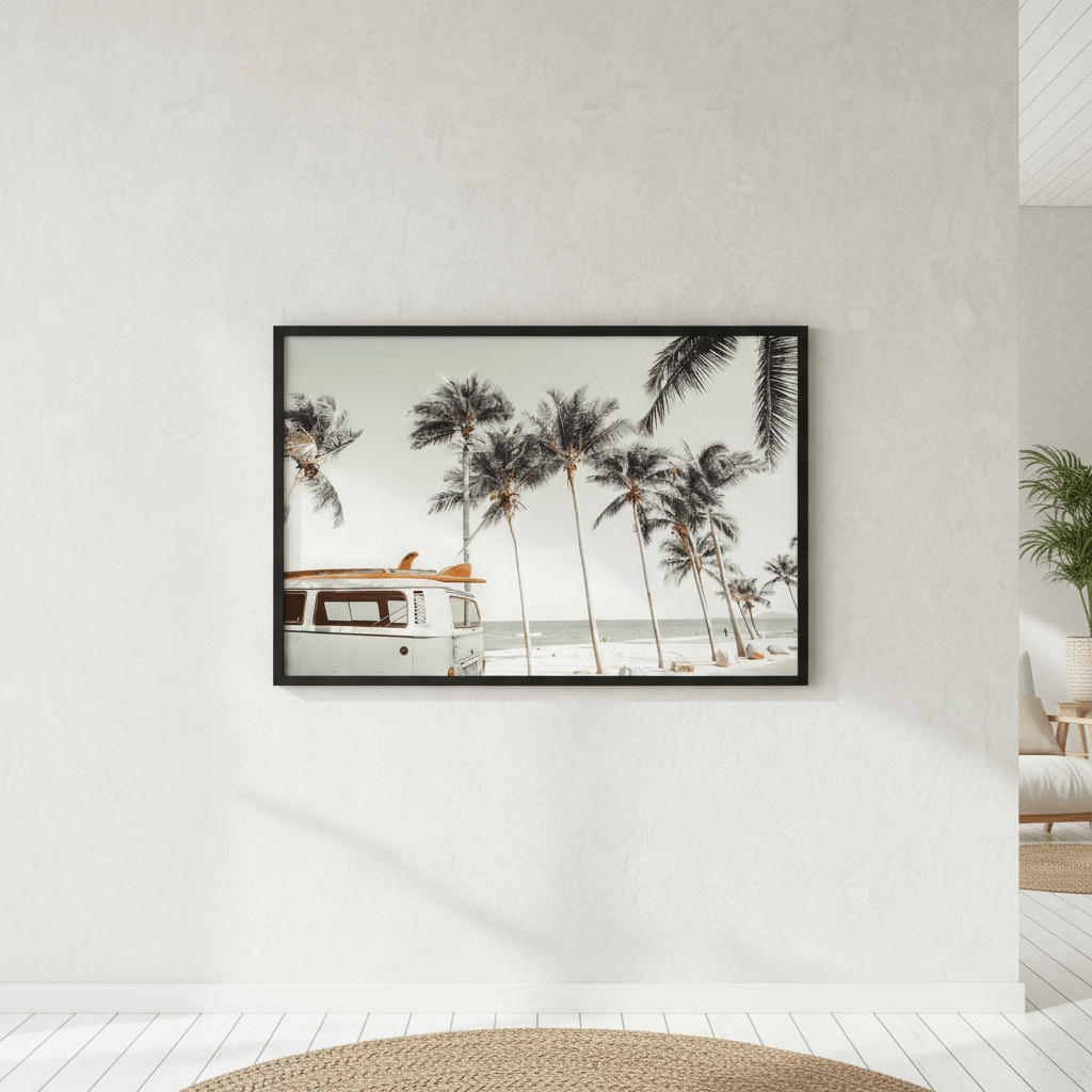 Dream Surf Camper Van Photograph wall - art - picture - poster