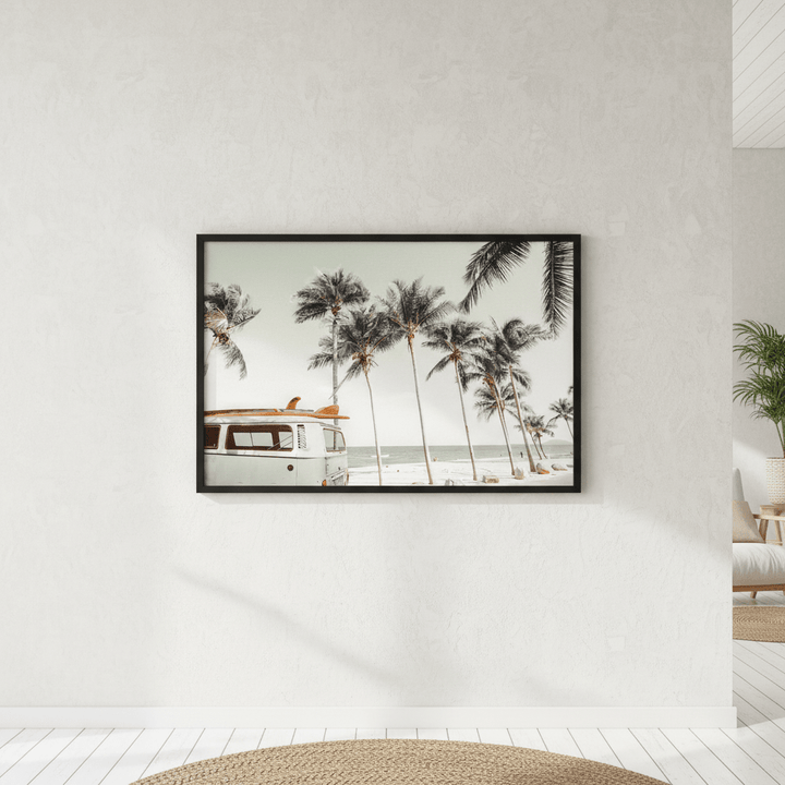 Dream Surf Camper Van Photograph wall - art - picture - poster