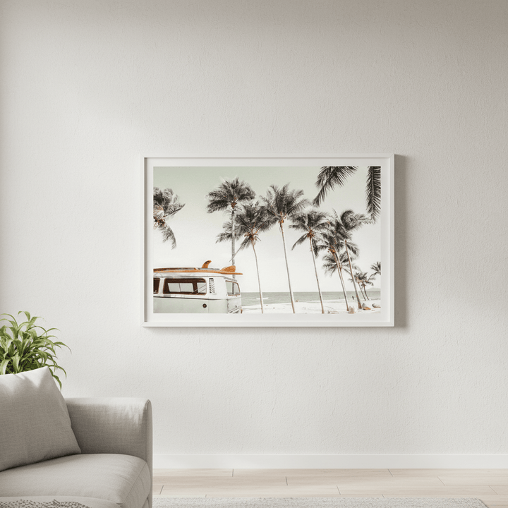 Dream Surf Camper Van Photograph wall - art - picture - poster