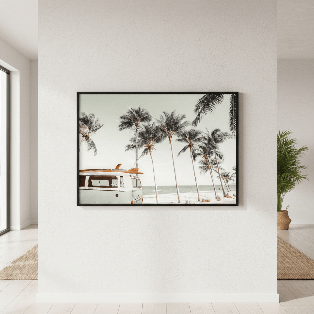 Dream Surf Camper Van Photograph wall - art - picture - poster