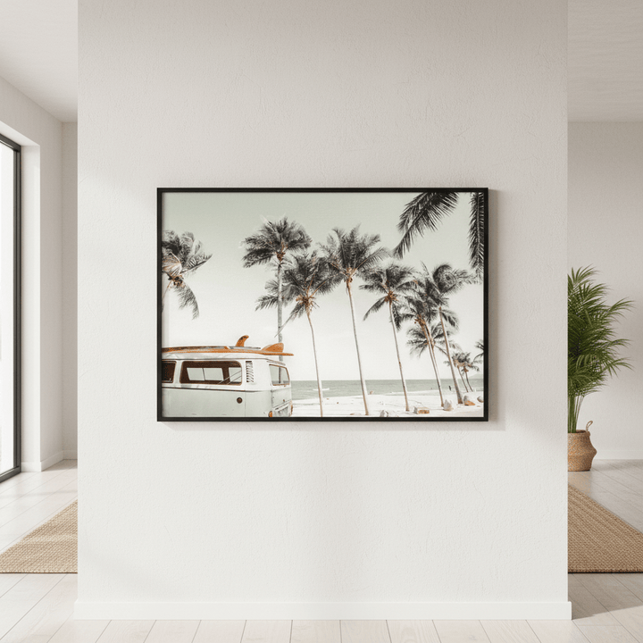 Dream Surf Camper Van Photograph wall - art - picture - poster