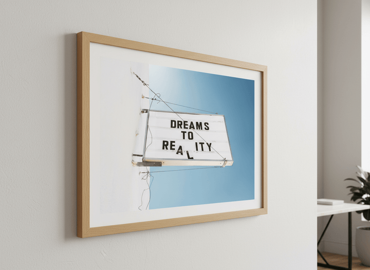 Contemporary wall art featured in a bright modern office workspace