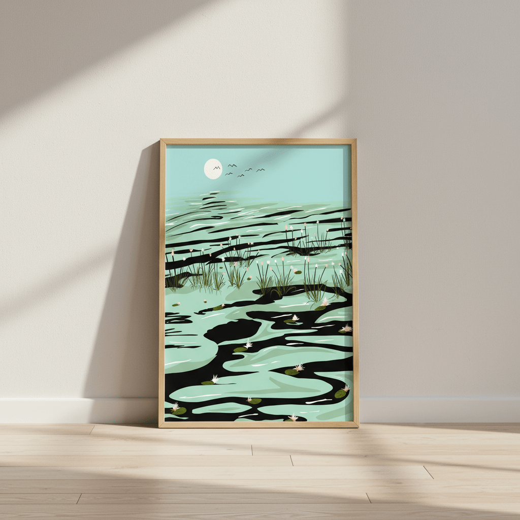 Dreamy Lake by 83 Oranges wall - art - picture - poster