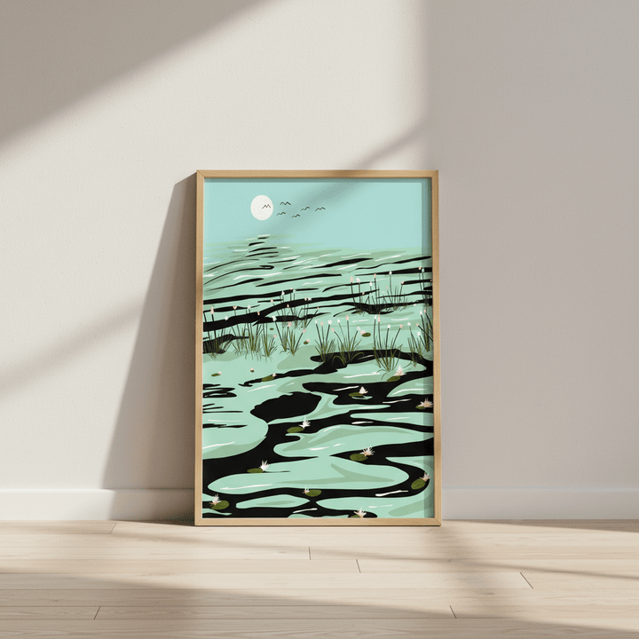 Dreamy Lake by 83 Oranges wall - art - picture - poster
