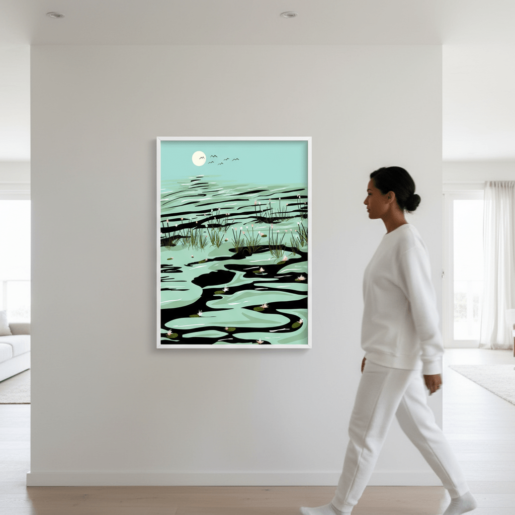 Dreamy Lake by 83 Oranges wall - art - picture - poster