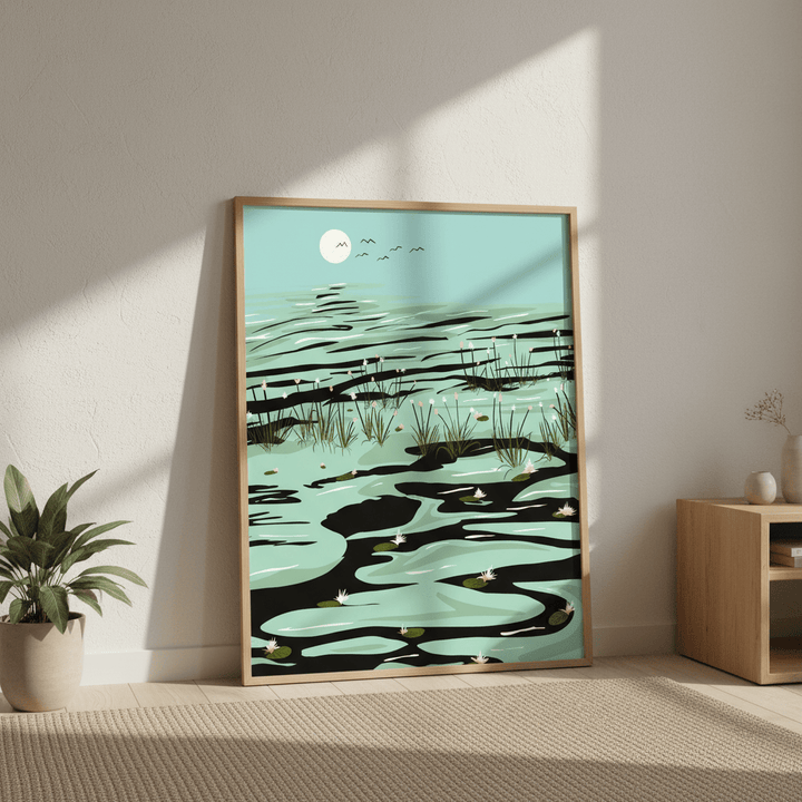 Dreamy Lake by 83 Oranges wall - art - picture - poster