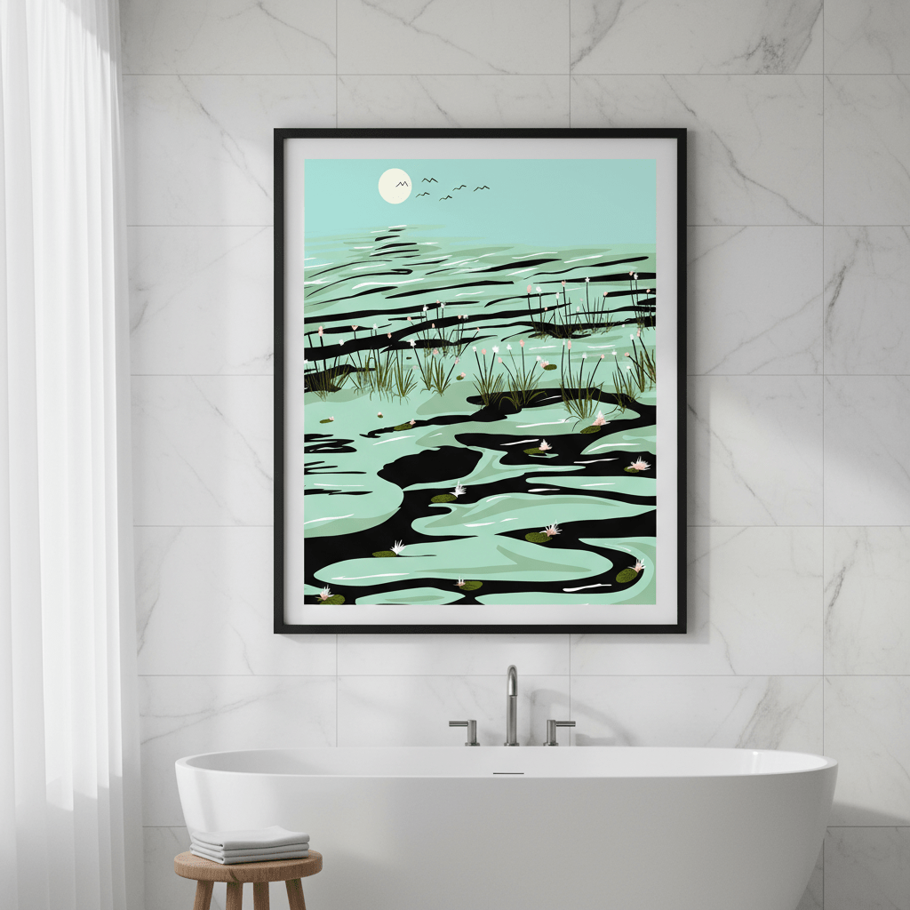 Dreamy Lake by 83 Oranges wall - art - picture - poster