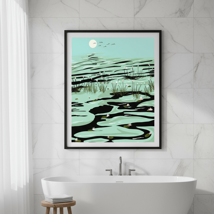 Dreamy Lake by 83 Oranges wall - art - picture - poster