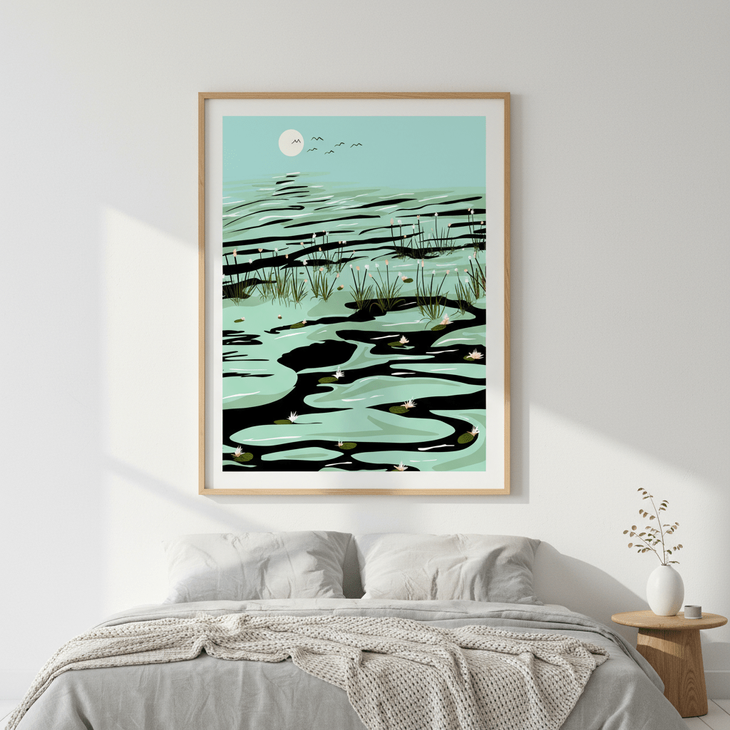 Dreamy Lake by 83 Oranges wall - art - picture - poster