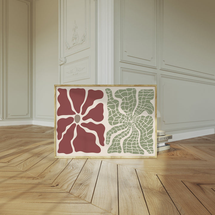 Dual Bloom wall - art - picture - poster