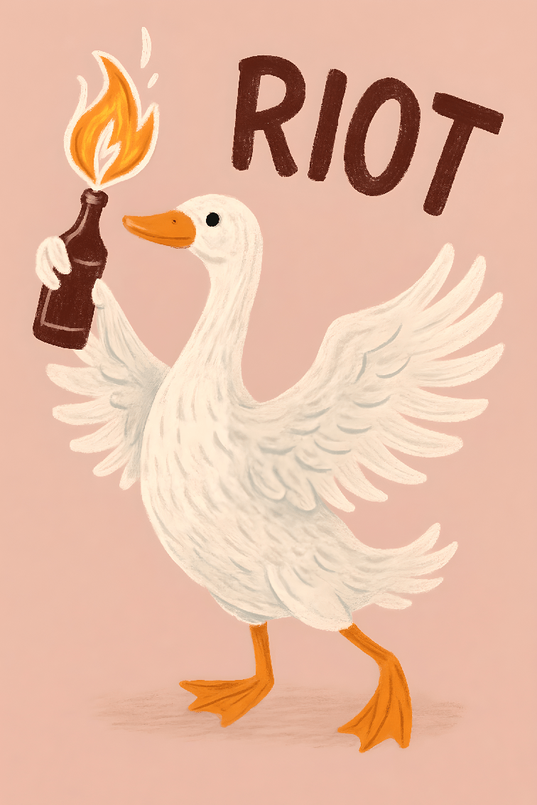Duck and Revolt Poster Art