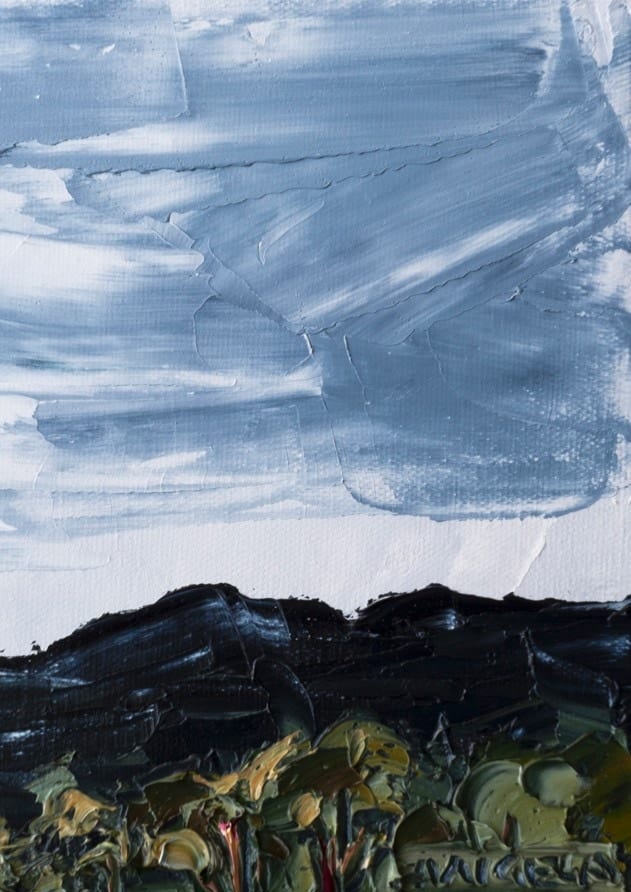Dusk Mountain By Angela Hawkey