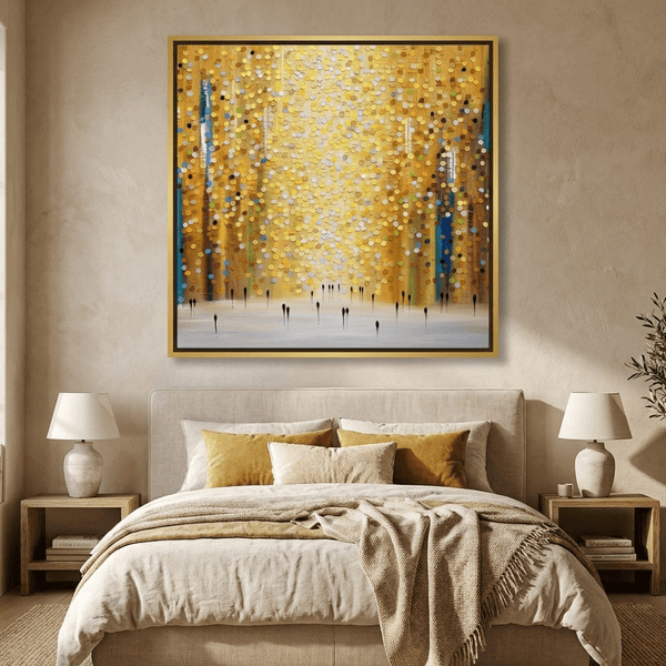 Dusk's Embrace By Ekaterina Ermilkina | Canvas Square Print