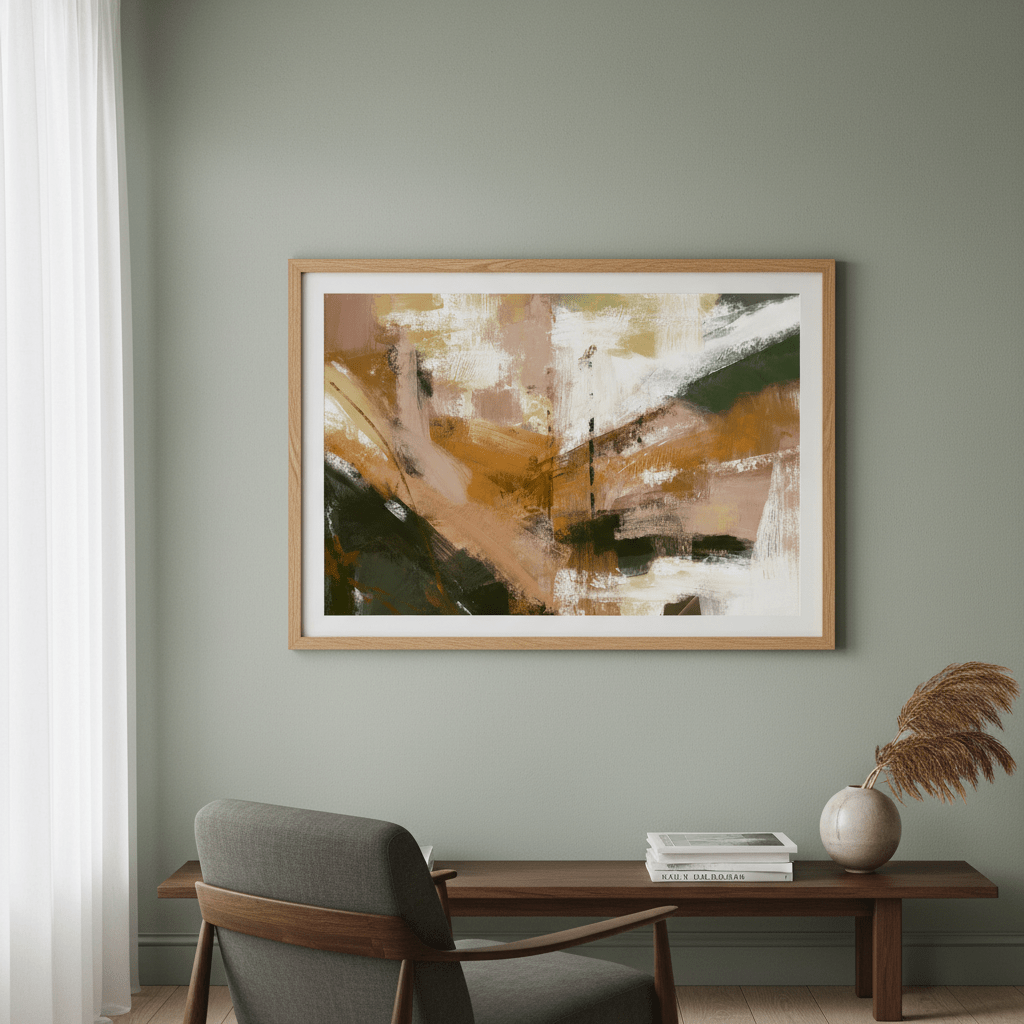 Dusty Pinkolive by Julia Cheney wall - art - picture - poster