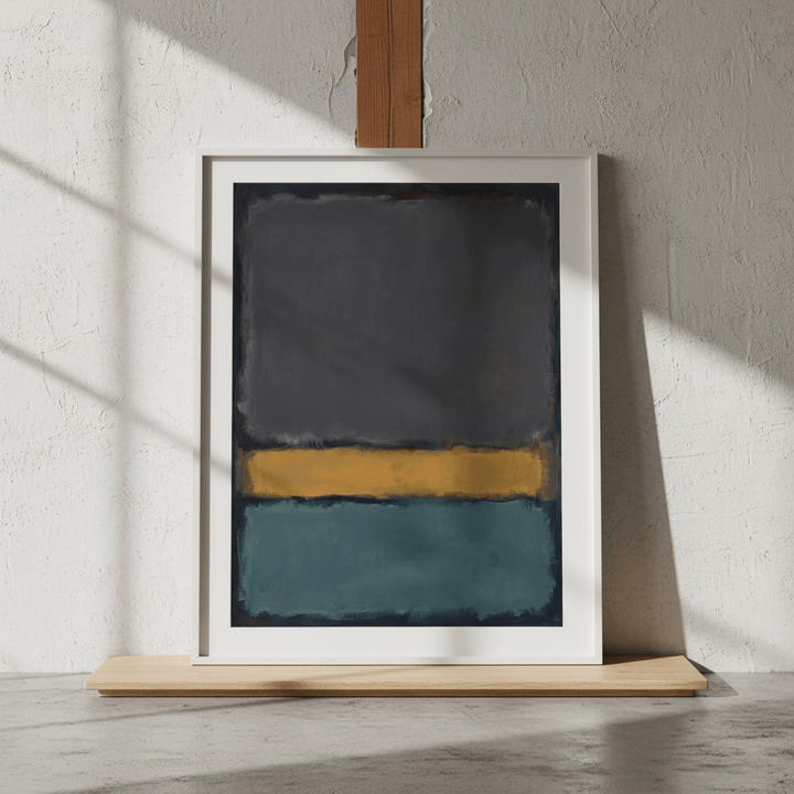 Earth And Green Wall Art Inspired by Mark Rothko wall - art - picture - poster