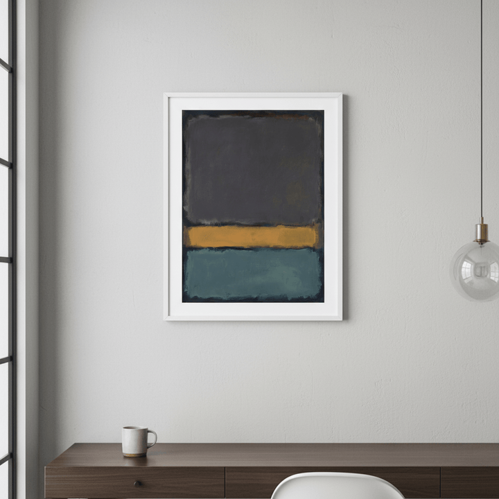 Earth And Green Wall Art Inspired by Mark Rothko wall - art - picture - poster