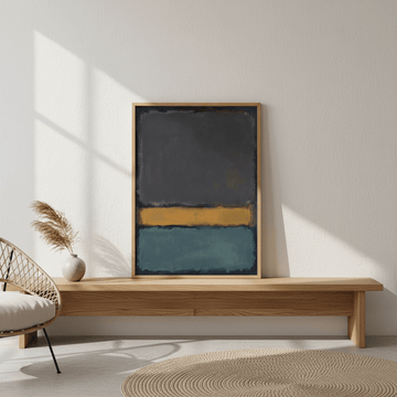 Earth And Green Wall Art Inspired by Mark Rothko wall - art - picture - poster
