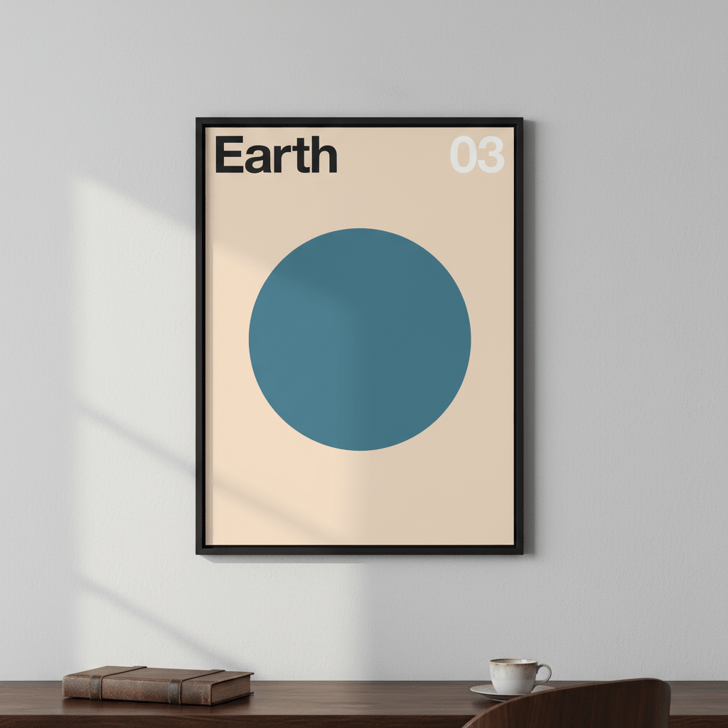 Earth by Florent Bodart wall - art - picture - poster