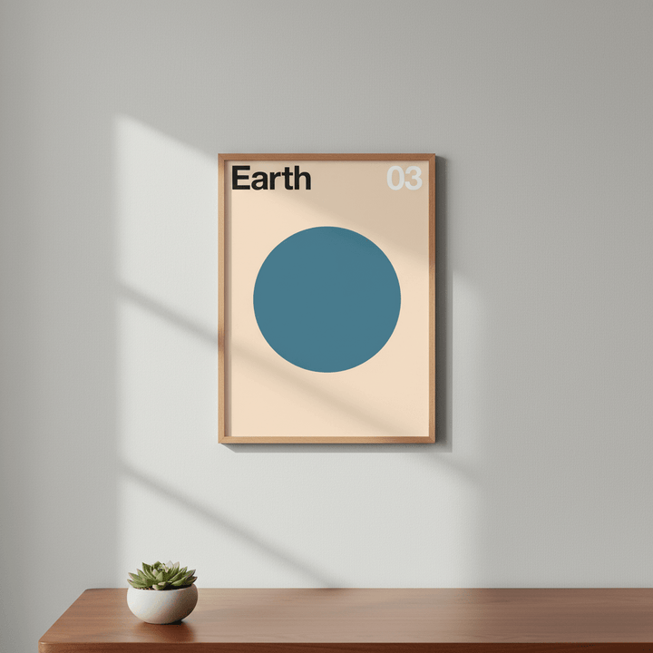 Earth by Florent Bodart wall - art - picture - poster