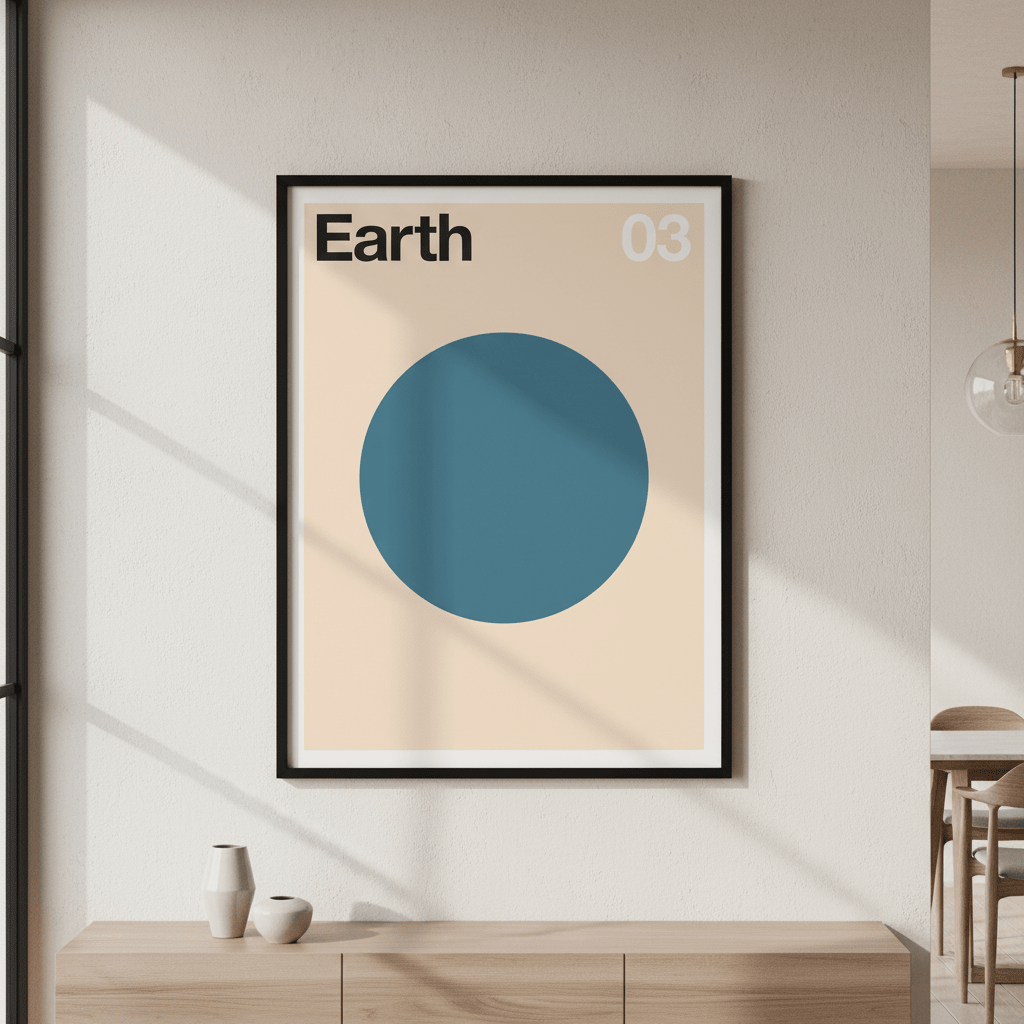Earth by Florent Bodart wall - art - picture - poster