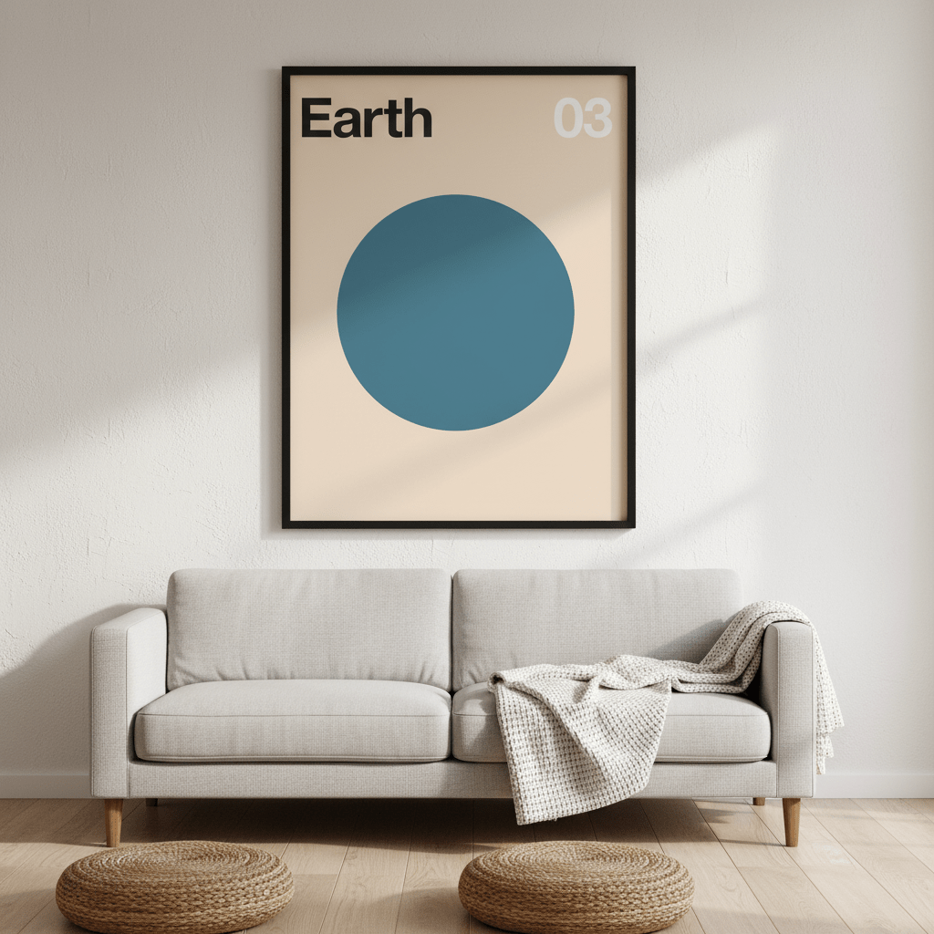 Earth by Florent Bodart wall - art - picture - poster