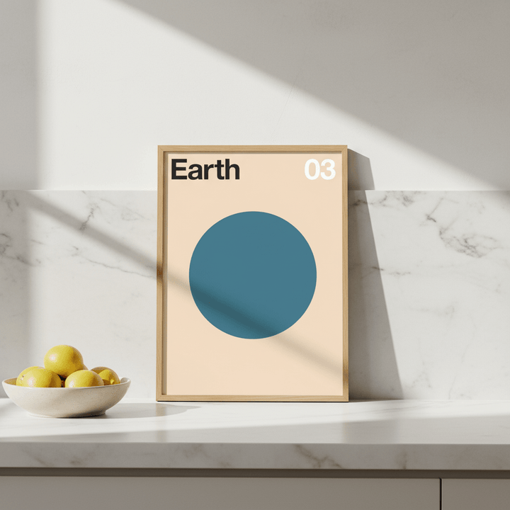 Earth by Florent Bodart wall - art - picture - poster