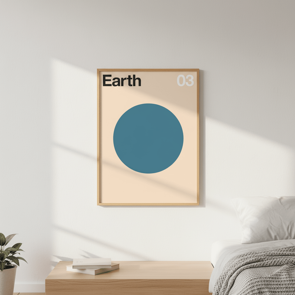 Earth by Florent Bodart wall - art - picture - poster