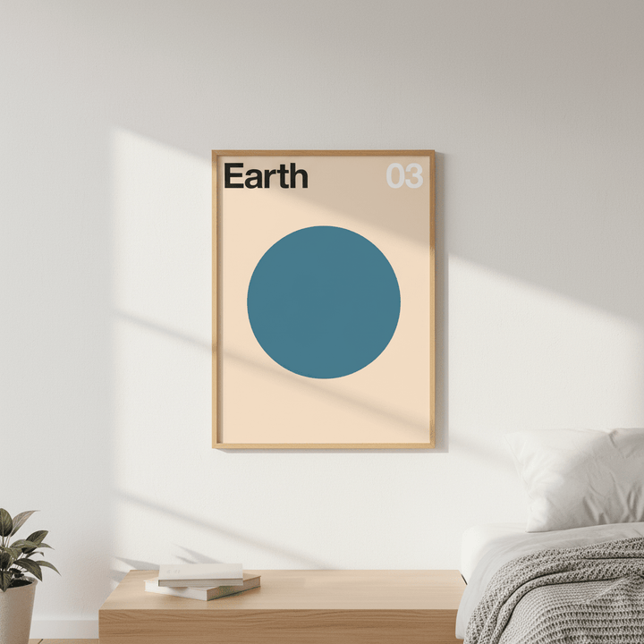 Earth by Florent Bodart wall - art - picture - poster