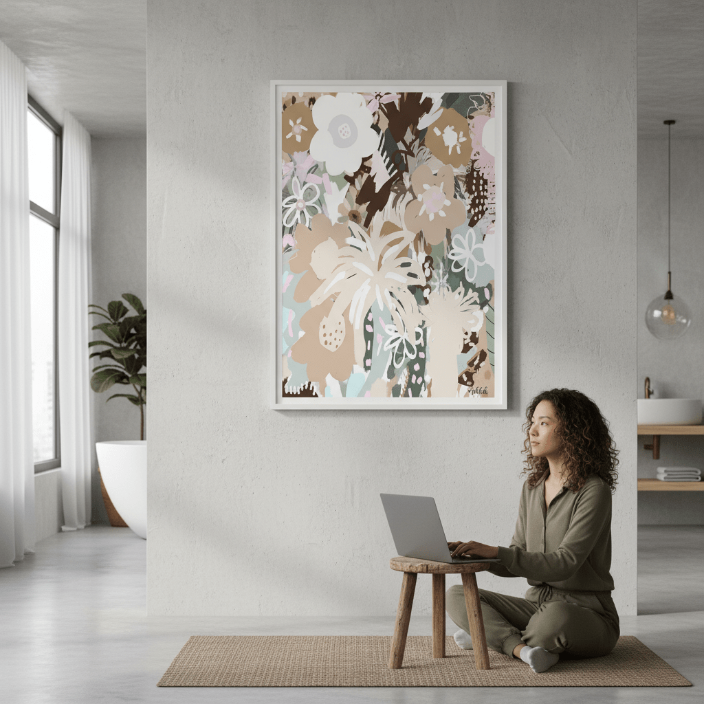 Earth to Frida by Inkheart Designs wall - art - picture - poster